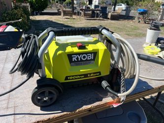 Ryobi 1900 PSI 1.2 GPM Cold Water Wheeled Corded Electric Pressure Washer