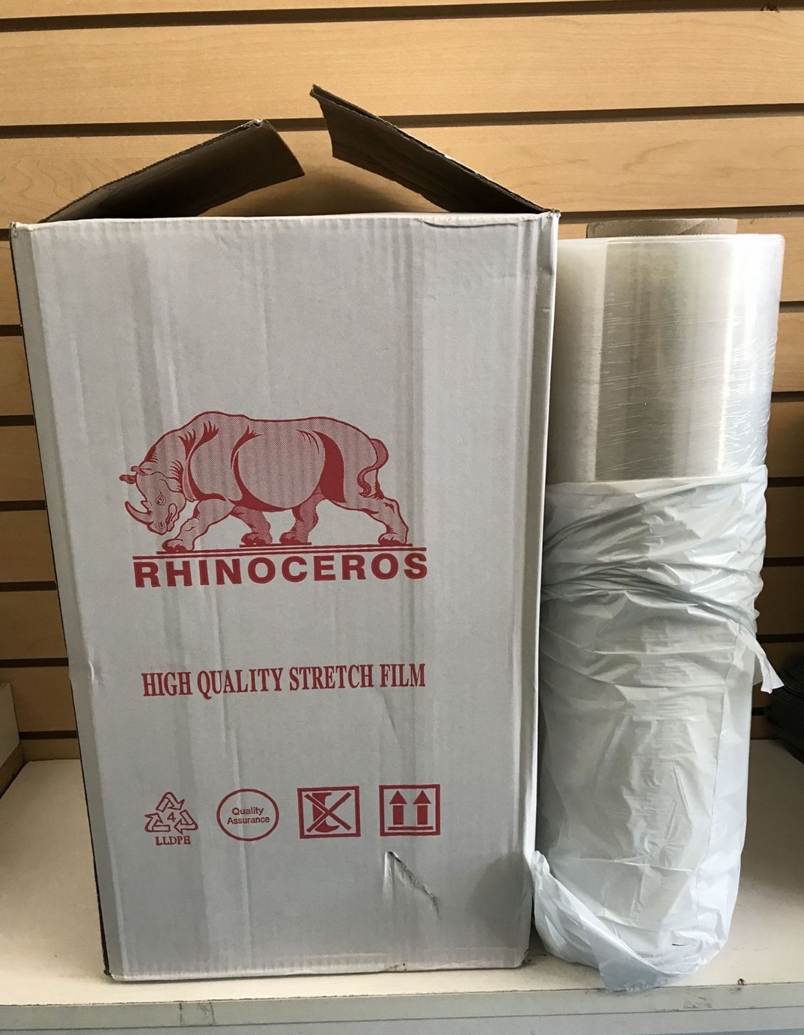 6000ft (18”x 1500ft )80 Gauge High Quality Clear Stretch Film Pallet Wrap 4 Rolls