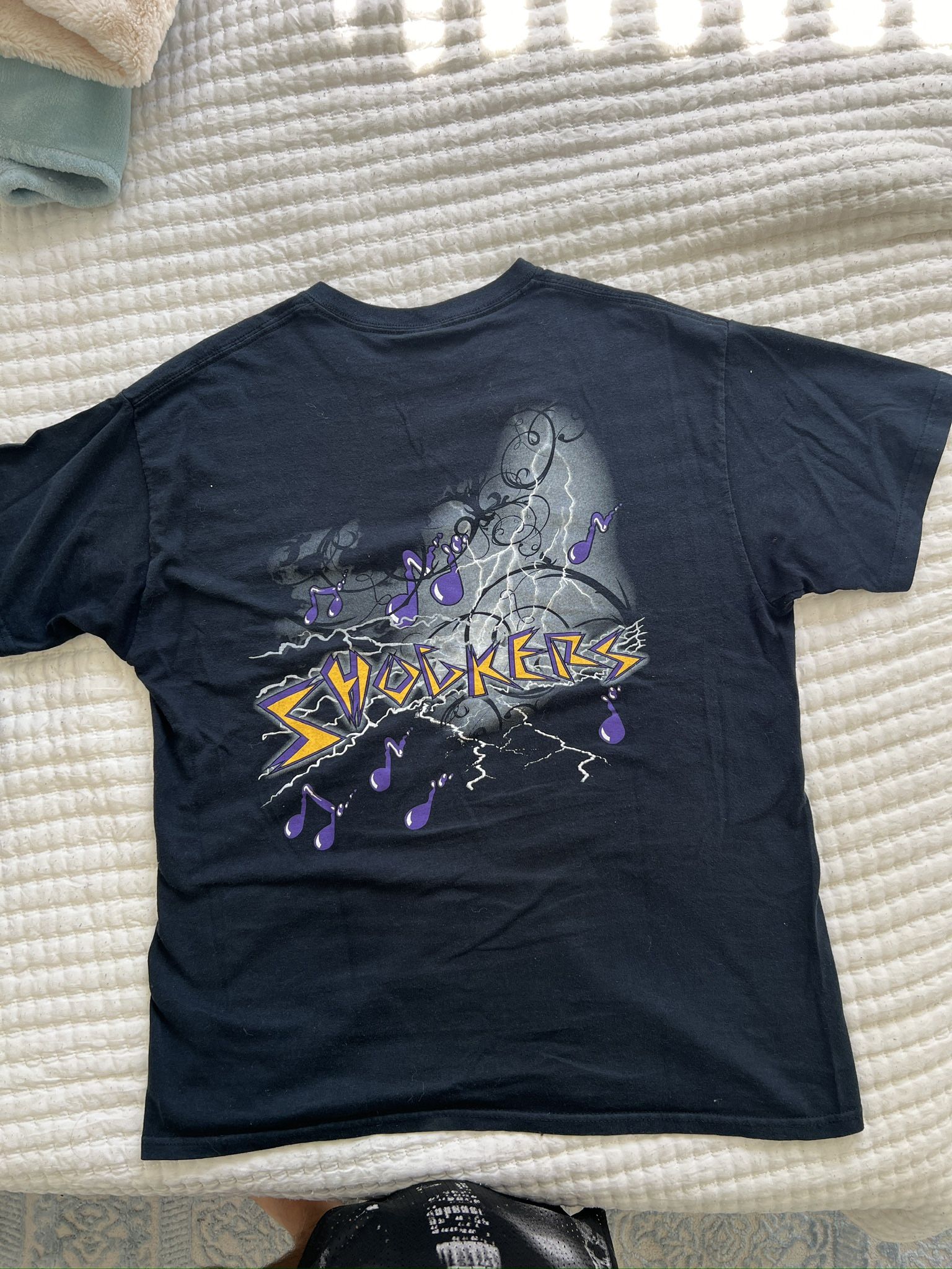 Vintage Lakers, purple gold shirt, size large