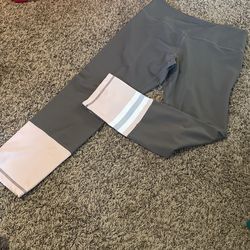 Zyia Pink And Grey Leggings 