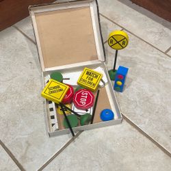 Vintage Street Sign Set.