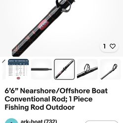 PENN RAMPAGE BOAT FISHING ROD