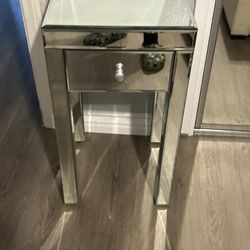 Glass Side Table