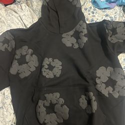 Black On Black Demin Tear