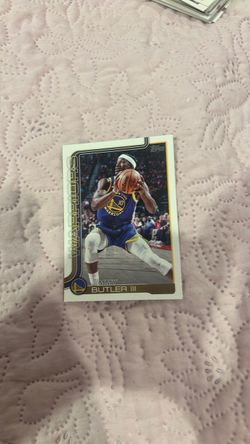 Jimmy Butler III Topps Warriors Basketball Card