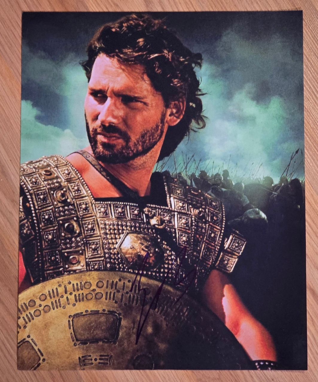 Eric Bana Signed 11x14 Photo as Hector in Troy