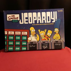 The Simpsons "Jeopardy!" Board Game