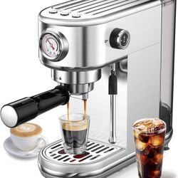 Espresso Machine with Milk Frother