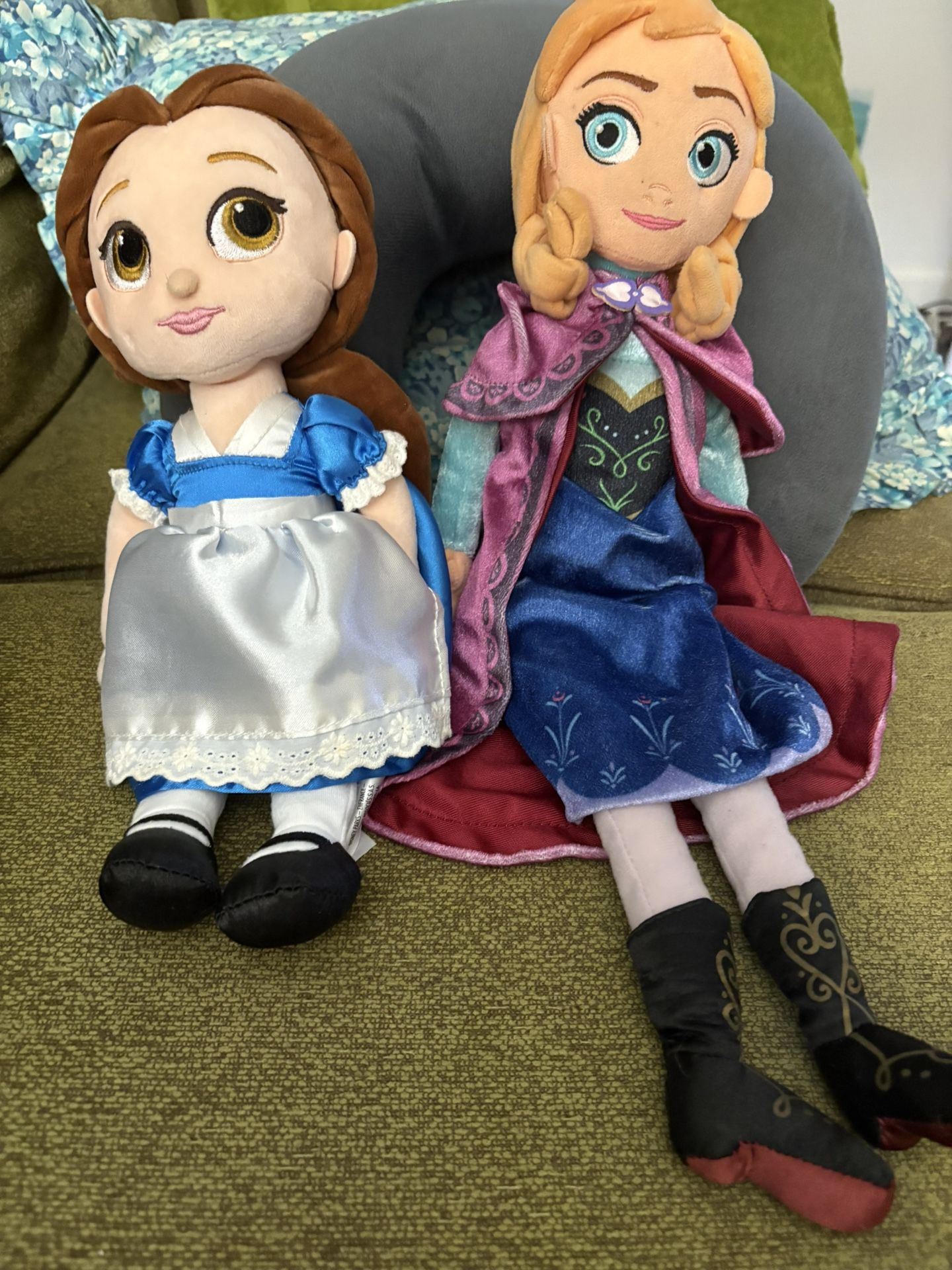 2 Disney Stuffed Dolls