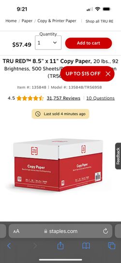 Printer paper
