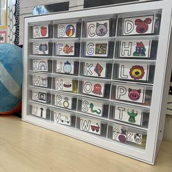 Lakeshore Letter items + Organized Storage Compartment