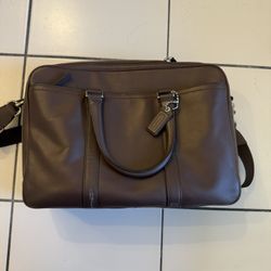 Coach Metropolitan Slim Leather Briefcase/Commuter Bag