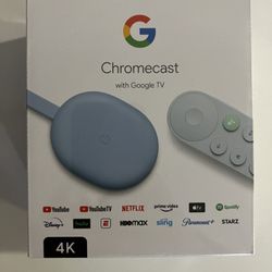 4K Chromecast with Google TV