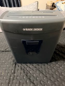 Black & Decker Paper Shredder