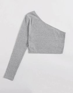 One Shoulder Crop Top