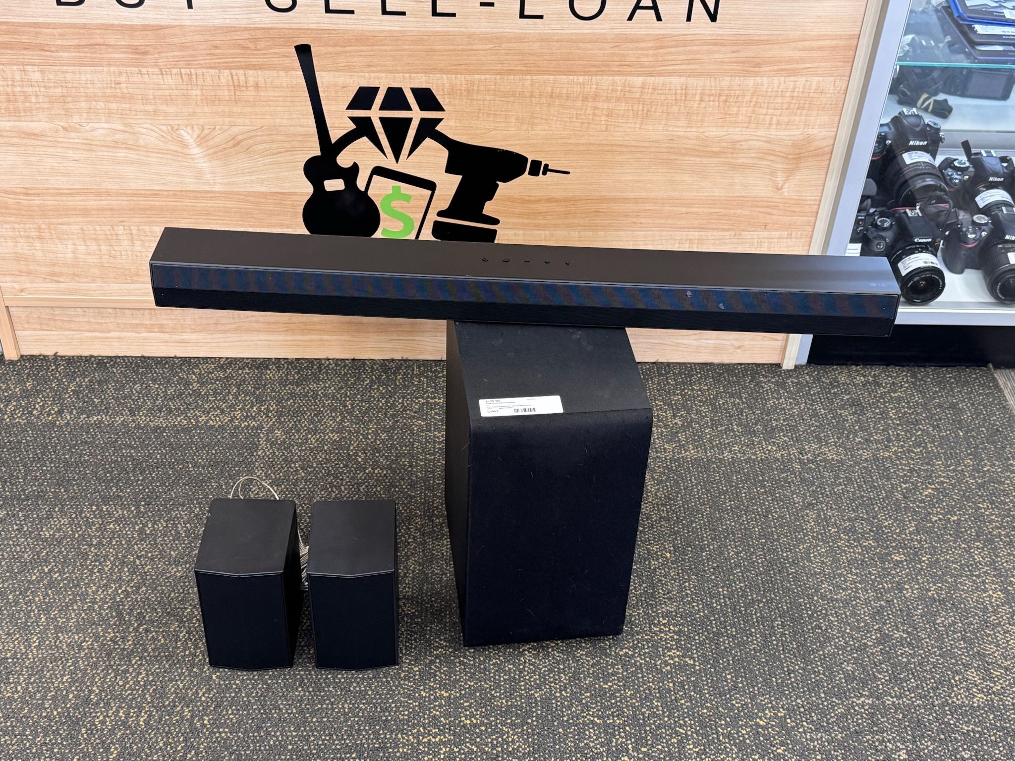 LG S60TR 5.1 Channel Soundbar With Subwoofer Rear Speakers