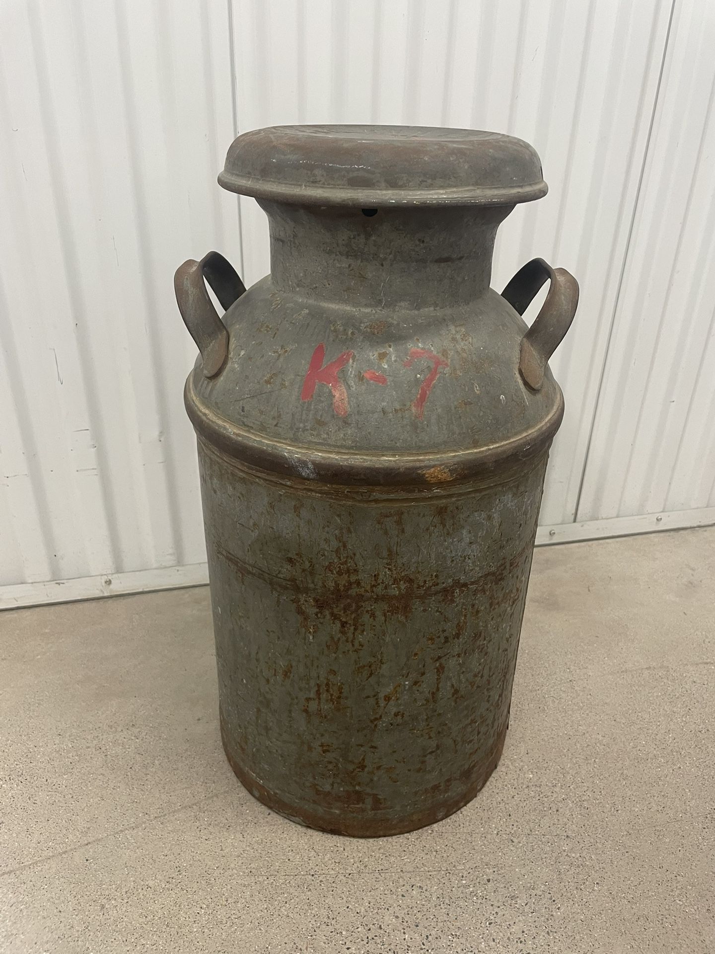 Antique Milk Can from 1950s Farm