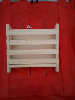 Wooden hay feeder