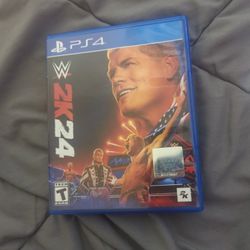 WWE 2k24 Ps4