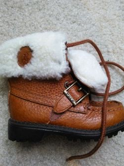 Polo Ralph Lauren leather boots 7c brand new