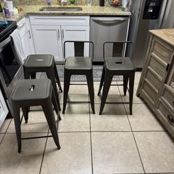 Metal Bar Stools 