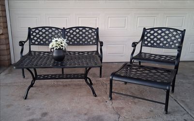 Beautiful Heavy Patio Set