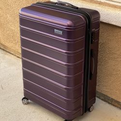 NEW Carry On 360 Spinner Suitcase W/ TSA Locks,  Samsonite Omni 2 Carry On Hardside Luggage !