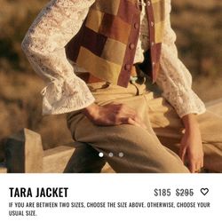 Sezane Leather Top/Vest