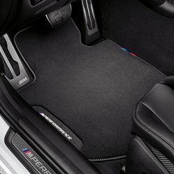 OEM BMW M Performance Floor Mats - 2021+ G22/G82 4 Series COUPE 51475A14E76