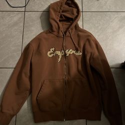 Brown Empyre zip up