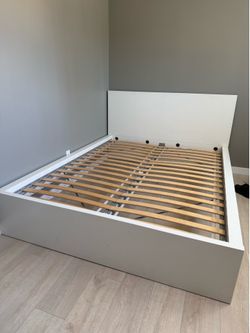 Queen Bed Frame  - White