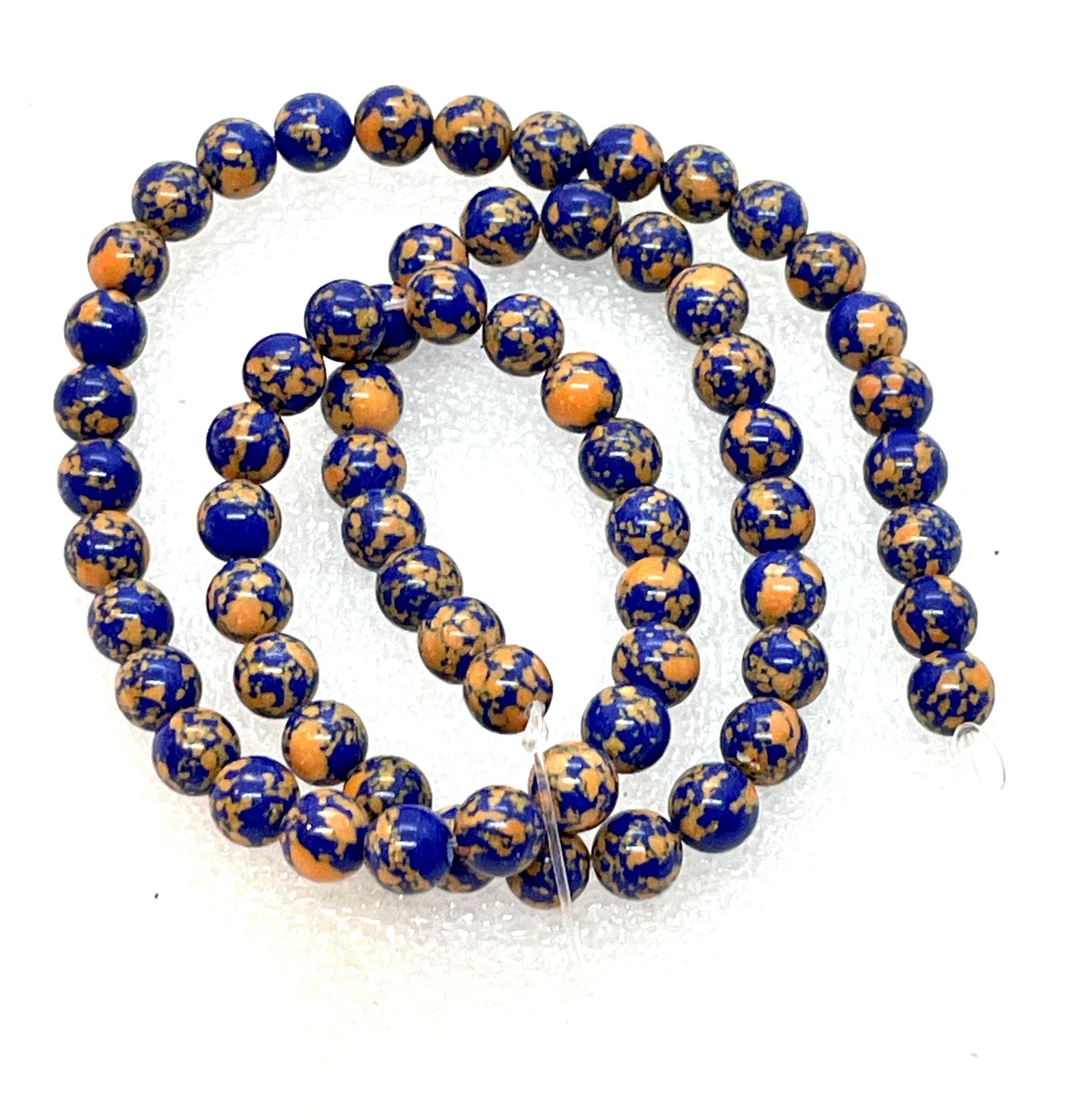 15.5” Strand Of Candy Stone Beads