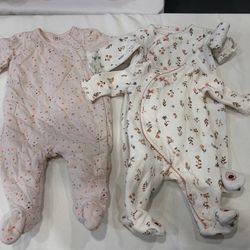 3 cozy baby onesie bundle