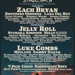 Looking For Stagecoach ticket (Sunday Only) 