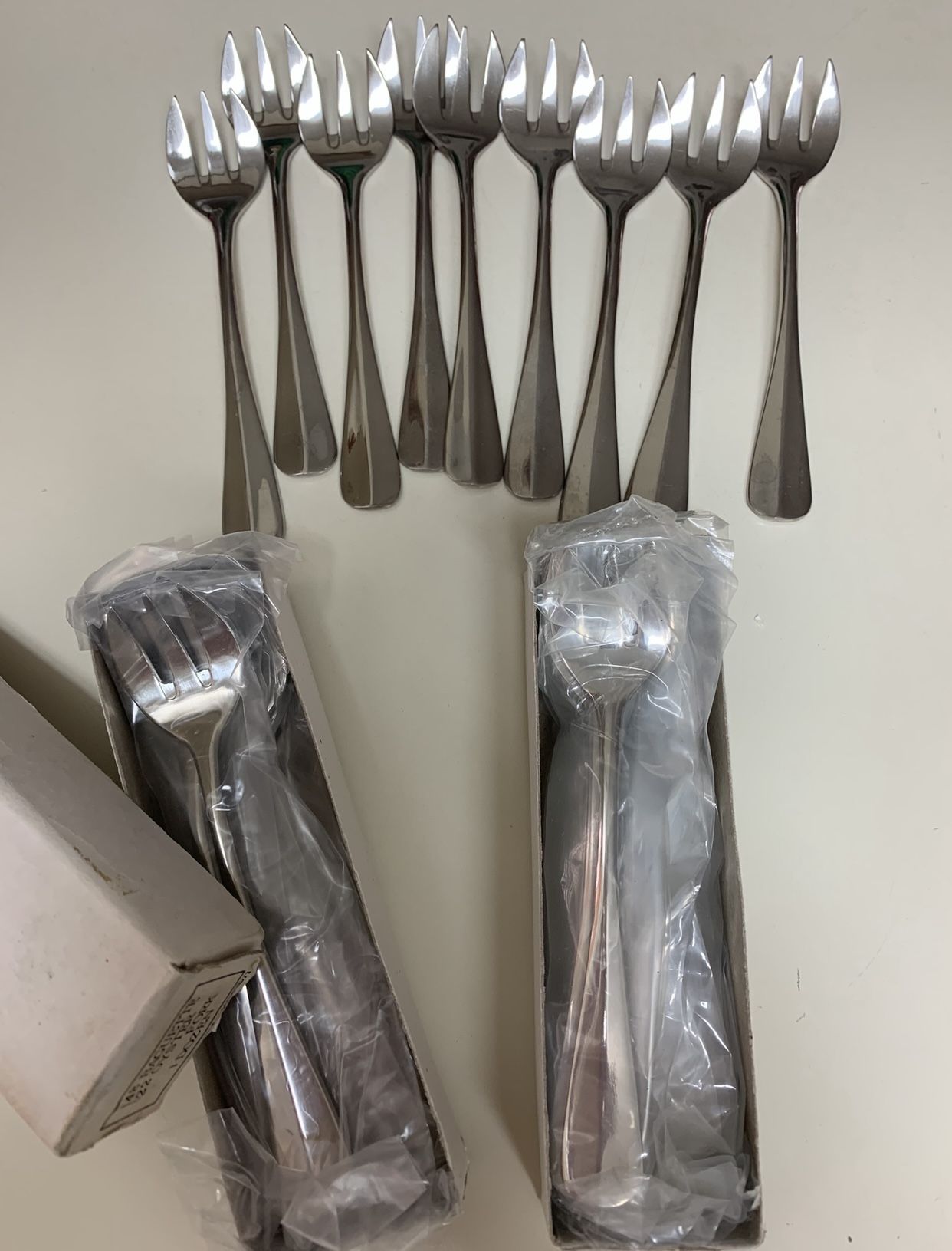 One Dozen Oyster Forks $ 7 New