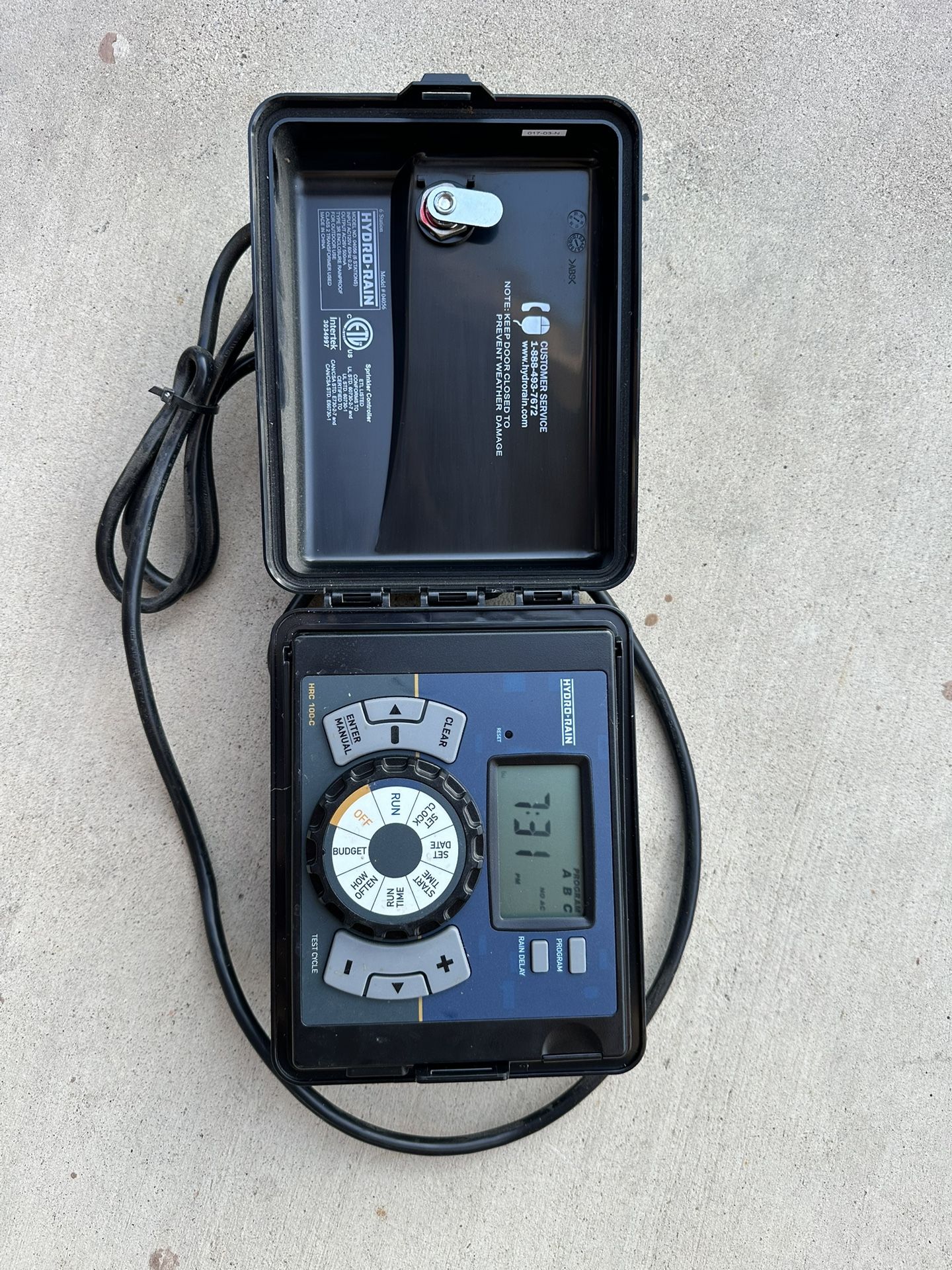Hydro rain Irrigation Controller