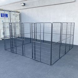 $360 (New in Box) Heavy duty 10x10x5ft tall pet playpen 16-panel dog crate kennel exercise cage fence 