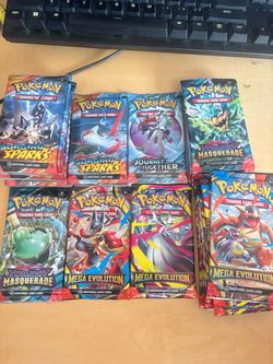 Pokemon packs and booster box mix sets