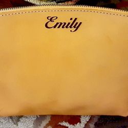 Leather Clutch Purse/Storage Bag