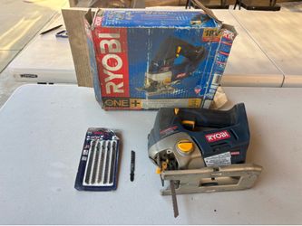 Ryobi ONE+ 18V Cordless Orbital Jig Saw + Bosch Blades