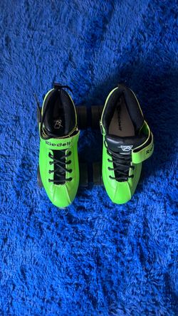 Riedell Roller Skate Boots Neon Green