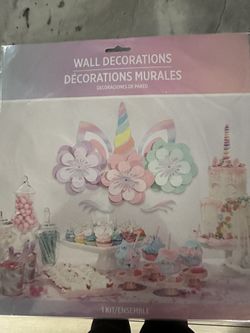 Unicorn Flower Decoration 