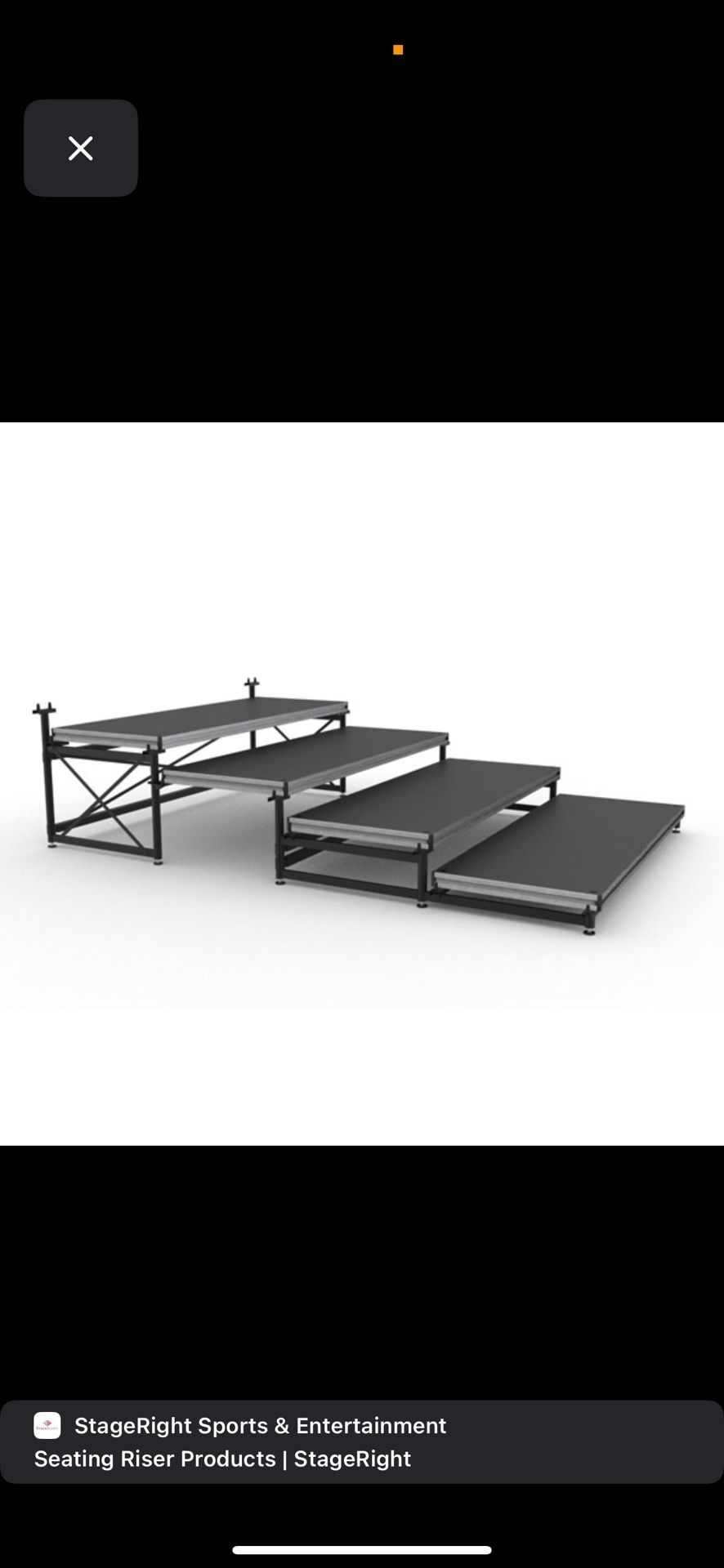 Complete StageRight Professional Stage System – Like New