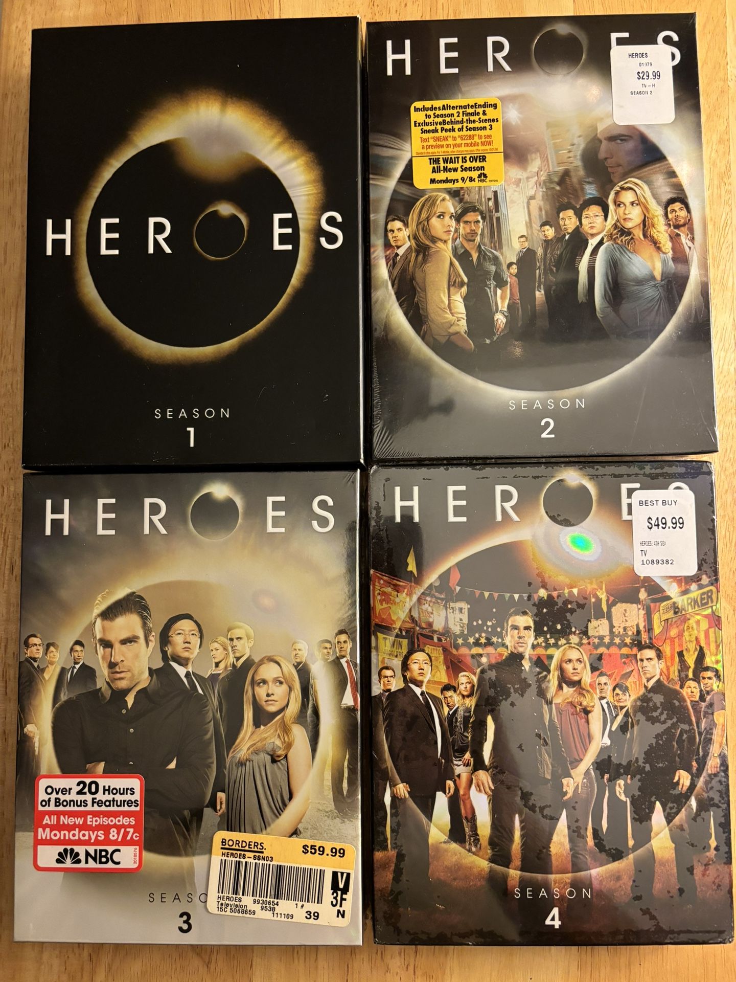 Heroes TV Seasons 1-2-3-4 All