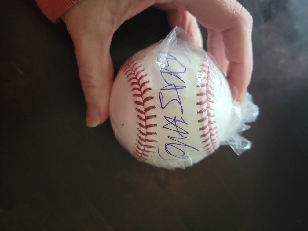 Tekashi 6ix9ine signed OML baseball