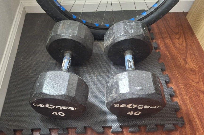 40 Pound Dumbbells