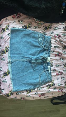Cotton on size 12 denim micro miniskirt