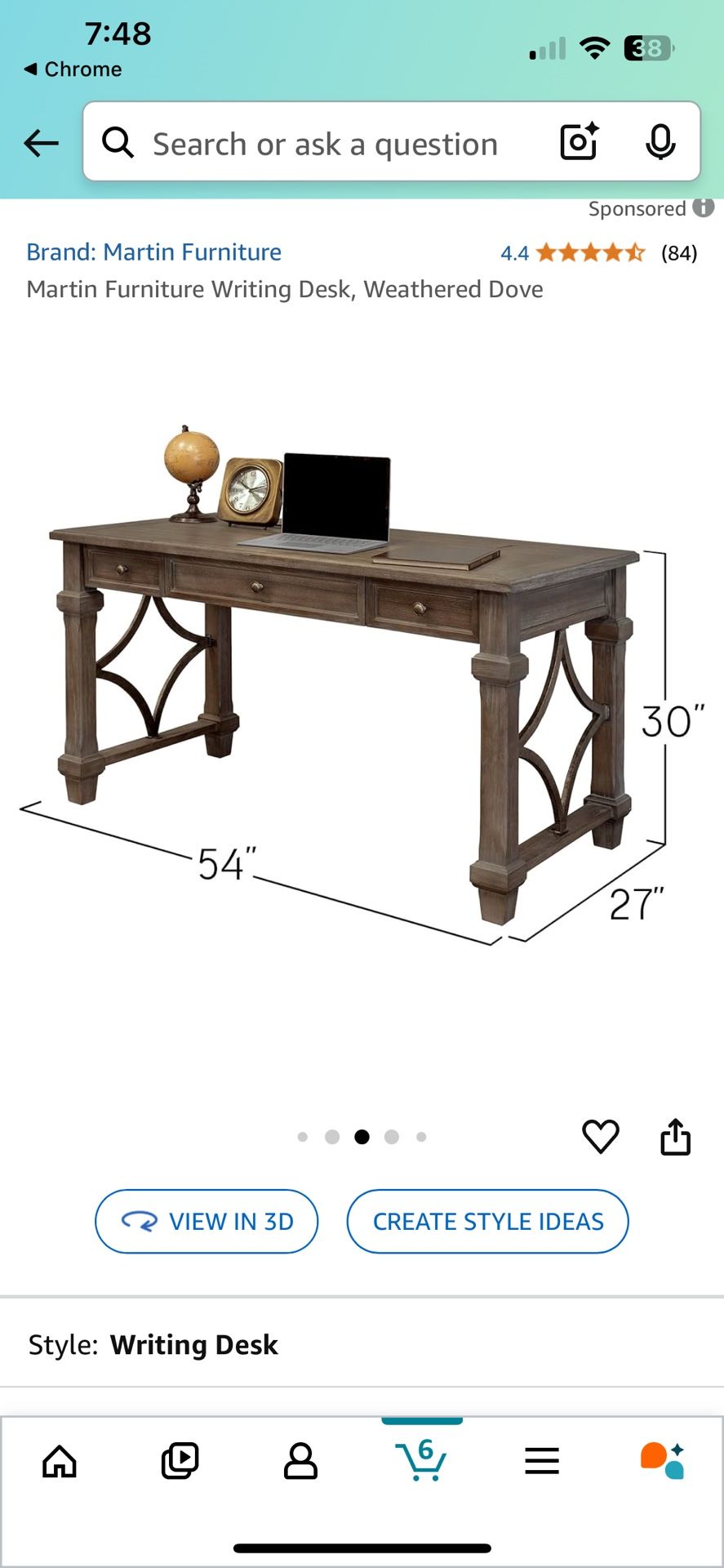 Solid Wood Desk And File Cabinet