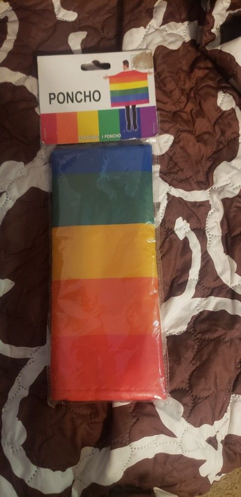 Rainbow Poncho