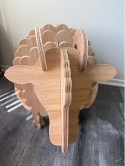 Wooden bookshelf